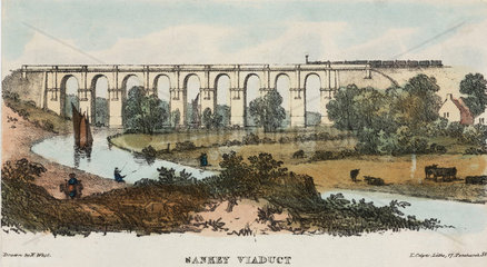 'Sankey Viaduct'  mid 19th century.