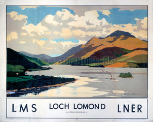 'Loch Lomond'  LMS and LNER poster  1923-1947.