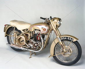 BSA 'Golden Flash' motorcycle  1953.