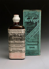 Bottle of ‘Ner-Vigor’ with original carton.