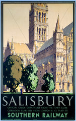 ‘Salisbury’  SR poster  1932.