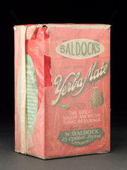 Baldock's ‘Yerba Mate’ tonic beverage  1932-1938.