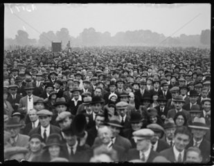 Unemployed demonstration  Hyde Park  London  23 September 1931.