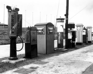 12 petrol pumps  Nurburgring  1931-1932.