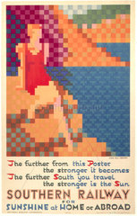 ‘Sunshine at Home or Abroad'  SR poster  1933.