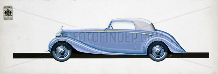 Rolls Royce two/three seater 'Phantom III' coupe cabriolet  1937.