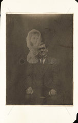 Joe Thomas and unidentified 'spirit'  c 1920.