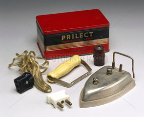 'Prilect' electric travelling iron  1948-1960.