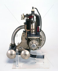 Villiers two-stroke engine  and flywheel magneto  c 1919.