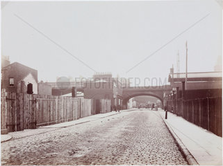‘Great Eastern Railway Bridge over Horseferry Branch Road’  London  1906.