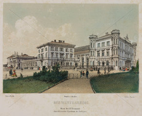 Vienna West Railway Station  19th century.