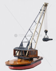 Hunter's patent floating crane  1886.