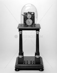 Hipp chronoscope with key and weight  Swiss  1893-1900.