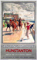 ‘Sandringham Hotel  Hunstanton’  LNER poster  1923-1947.