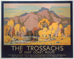 'The Trossachs'  LNER poster  1930.