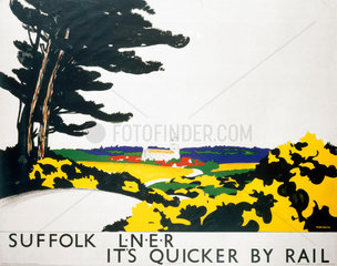 ‘Suffolk’  LNER poster  1923-1947.