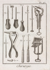 Surgical clamps and other instruments  1780.