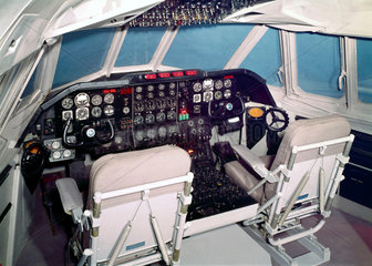 Vickers Vanguard cockpit  1959.