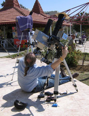 Photographing a total eclipse of the Sun  Turkey  29 March 2006.