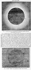 The climax of a total solar eclipse  1851.
