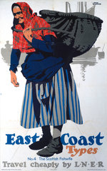 ‘The Scottish Fishwife’  LNER poster  1931.