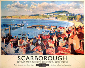 ‘Scarborough’  BR poster  1950.