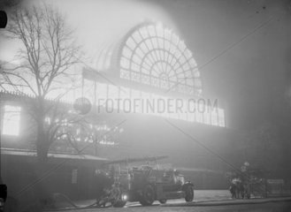 Crystal Palace on fire  30 November 1936.