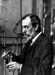 Sir William Ramsay during an experiment  c 1900.