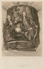 Lunardi’s ascent with Mrs Sage and Mr Biggin  London  29 June 1785.