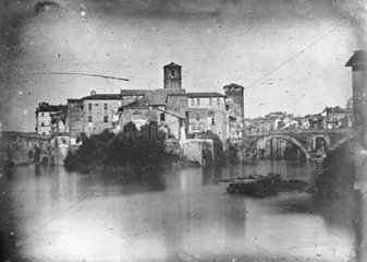 'Rome  Island of the Tiber'  1841. Anon