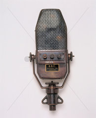 Marconi ribbon microphone  used by the BBC  English  1934-1959.