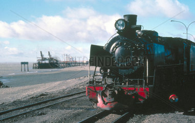 2-10-2 steam locomotive of the RFIRT at Rio