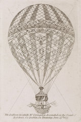 Livingston’s balloon  1822.