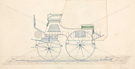 Carriage  mid 19th century.