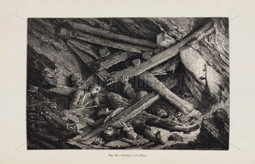 ‘Falling in of a Mine’  1869.
