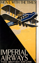 Imperial Airways travel poster  1926.