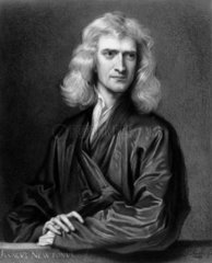 Sir Isaac Newton  English mathematician and physicist  1712.