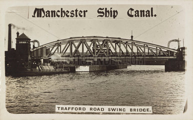 ‘Manchester Ship Canal  Trafford Road Swing Bridge’  Manchester  1900s