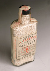 Bottle of effervescent caffeine  1925-1960.