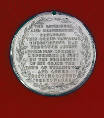 Medallion commemorating the opening of the LMR  c 1830.