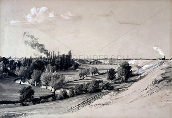 Watford Embankment  Hertfordshire  29 October 1837.