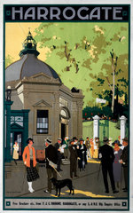 ‘Harrogate’  LNER poster  1923-1947.