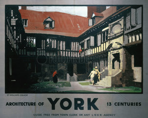 'York - Architecture of Thirteen Centuries’  LNER poster  1930.