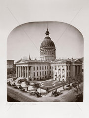 The Capitol Building  St Louis  Missouri  USA  c 1865.