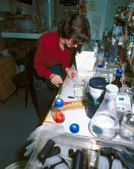 Haematology laboratory  1981.