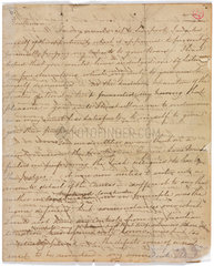 Draft letter to the Liverpool & Manchester Railway Board by Hackworth  1829.