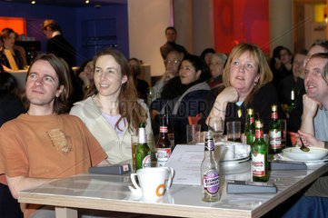 Participants at the ‘Sinful Things’ evening  Dana Centre  London  2004.