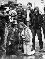 Hell’s Angel baptism  July 1971.
