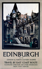 ‘Edinburgh’  LNER poster  1923-1947.