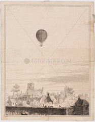 Sadler’s balloon ascent from Hackney  12 August 1811.